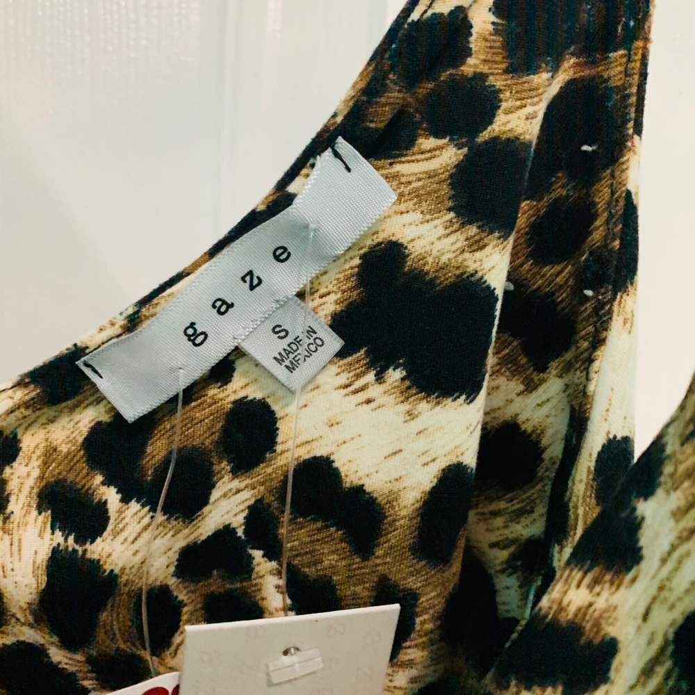 NWT Leopard Body Suit size small - Picture 2 of 5
